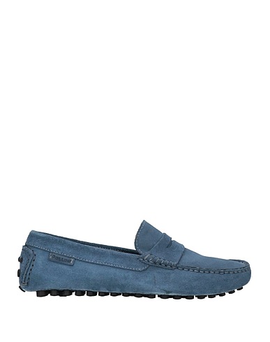 POLLINI モカシン パステルブルー 革