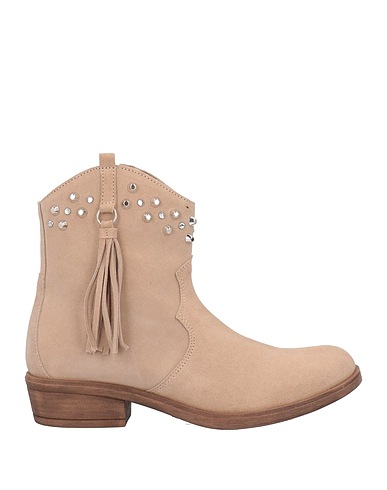 TWINSET Ankle boot Taupe Leather