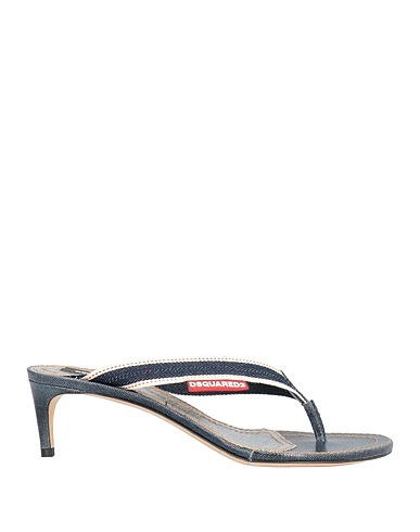 DSQUARED2 Flip flops Blue Textile fibers