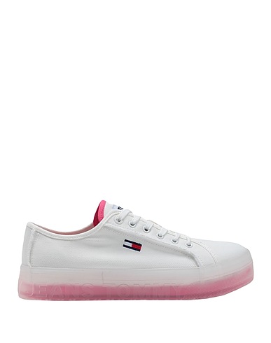 TOMMY JEANS スニーカー ホワイト 再生コットン 60% / コットン 40%