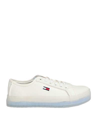 TOMMY JEANS Sneakers Ivory 60% Recycled cotton, 40% Cotton