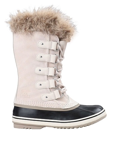 SOREL Boots JOAN OF ARCTIC DTV Beige Leather, Textile fibres