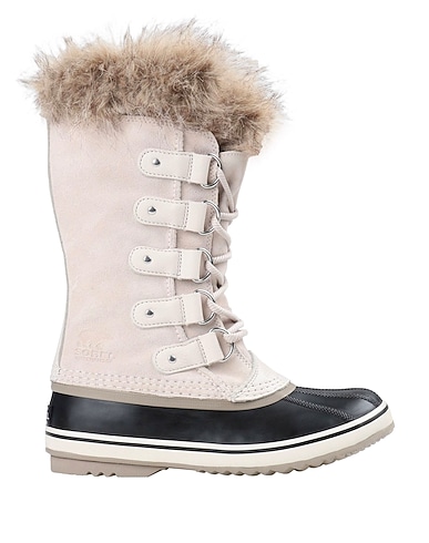 SOREL Boots JOAN OF ARCTIC DTV BEIGE Leather, Textile fibers