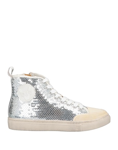 EMANUÉLLE VEE Sneakers Silver Textile fibres