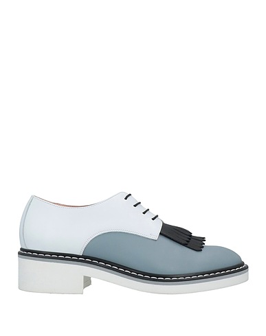 POLLINI Chaussures à lacets Gris Cuir