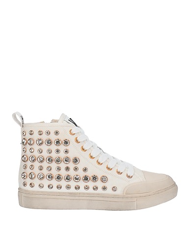 EMANUÉLLE VEE Sneakers Beige Textile fibers