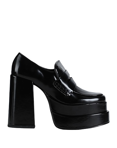 STEVE MADDEN Loafers Black Textile fibers