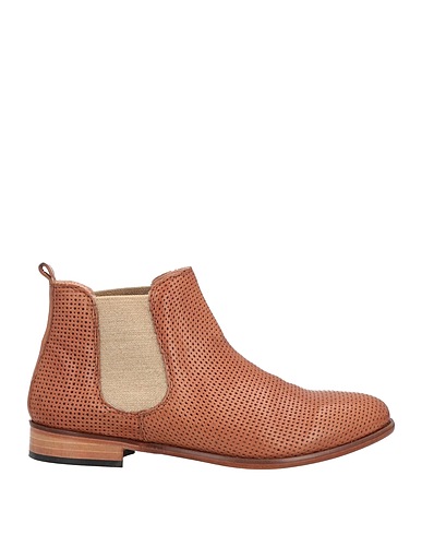 POLLINI Ankle boot Tan Soft Leather