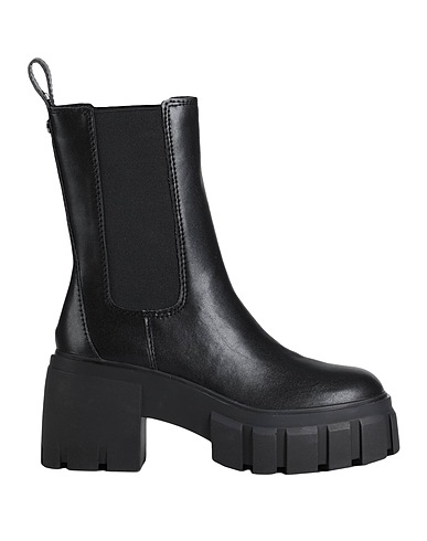 STEVE MADDEN ショートブーツ ブラック 革
