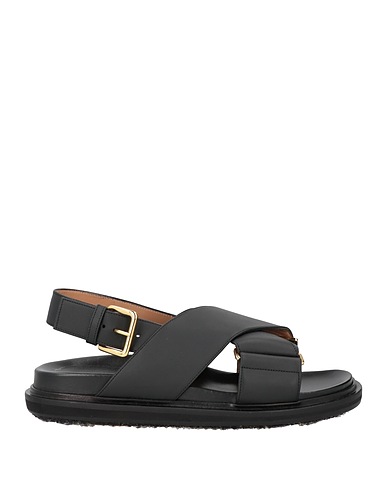 MARNI Sandali Nero Pelle
