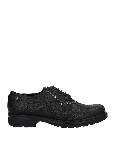 CARLO PAZOLINI Laced shoes Black Soft Leather