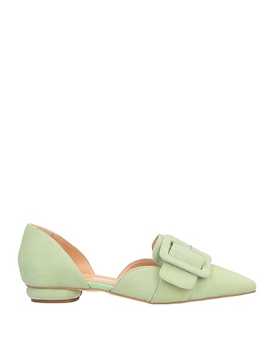 FORMENTINI Ballet flats Light green Leather