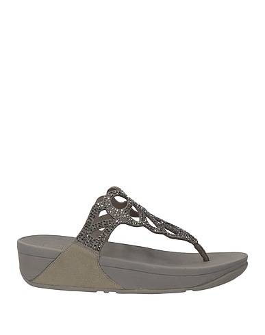 FITFLOP Infradito Piombo Pelle