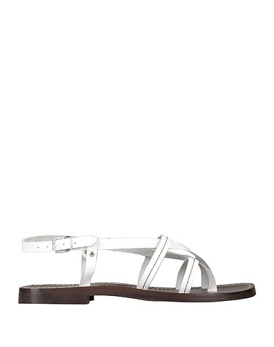 POLLINI Flip flops White Cowhide