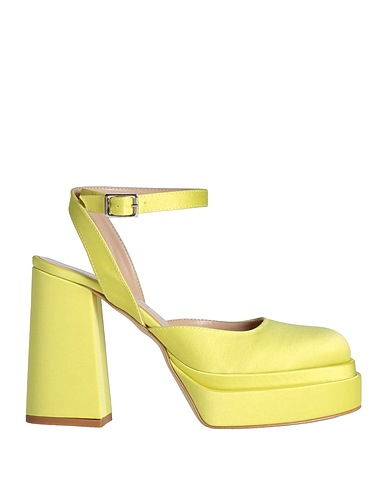 NILA & NILA Pumps Limettengrün Gewebefasern