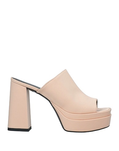 NILA & NILA Sandals Blush Textile fibres