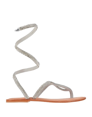 NILA & NILA Flip flops Silver Leather
