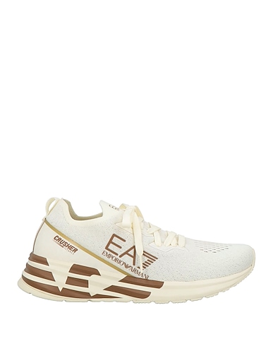 EA7 Sneakers OFF WHITE 100% Polyester, Thermoplastic polyurethane