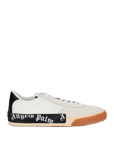 PALM ANGELS Sneakers Black Leather, Textile fibers