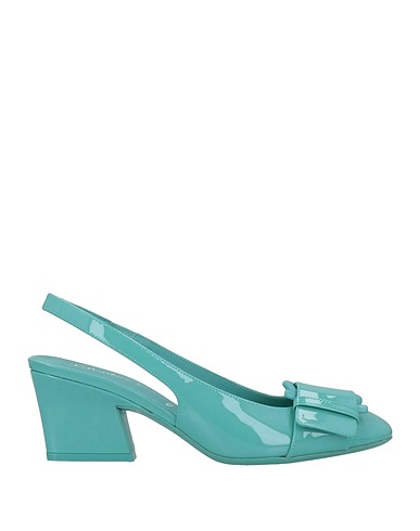 FERRAGAMO Pump Turquoise Calfskin