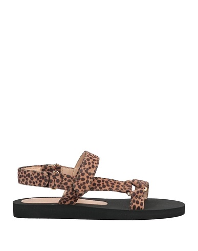 STUART WEITZMAN サンダル キャメル 革（なめし加工）