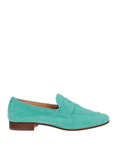 POLLINI Loafers Turquoise Leather