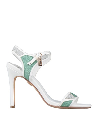 LAURA BIAGIOTTI Sandals White Textile fibres