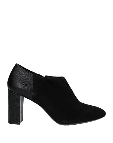 GEOX Ankle boot Black Goat skin