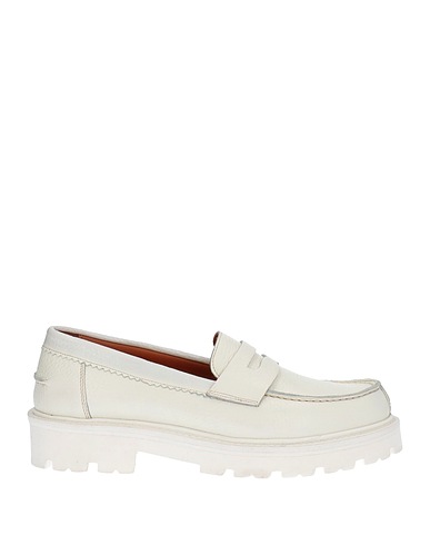 P.A.R.O.S.H. Loafers Ivory Soft Leather