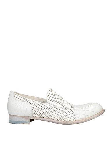 PRINCIPE DI BOLOGNA Loafers White Soft Leather
