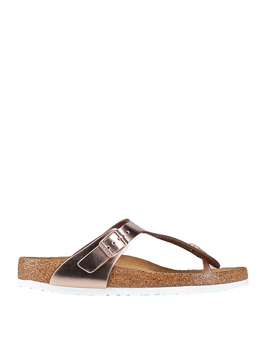 BIRKENSTOCK Flip flops Copper Soft Leather