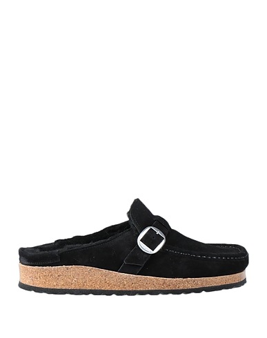 BIRKENSTOCK Mules et sabots Noir Cuir, Peau lainée d’agneau