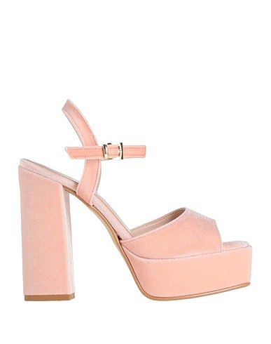 DIVINE FOLLIE Sandals Blush Textile fibres