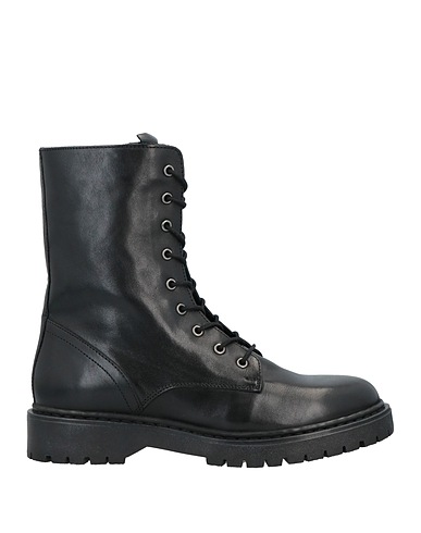 GEOX Stiefelette Schwarz Leder