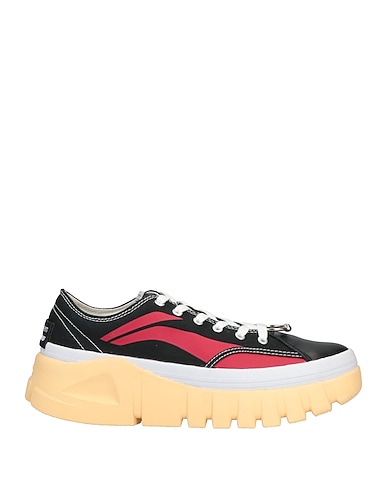 LI-NING x NEIL BARRETT Sneakers Black Textile fibres, Bovine leather