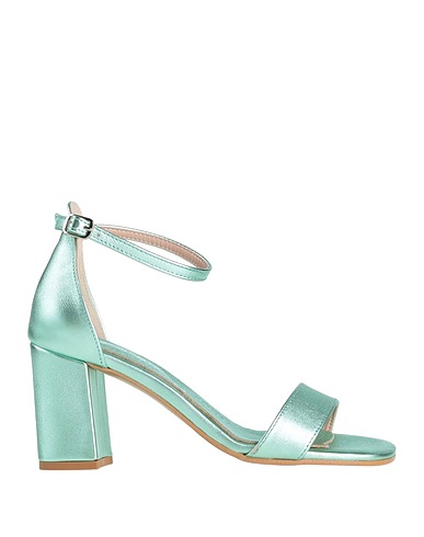 DIVINE FOLLIE Sandals Light green Soft Leather