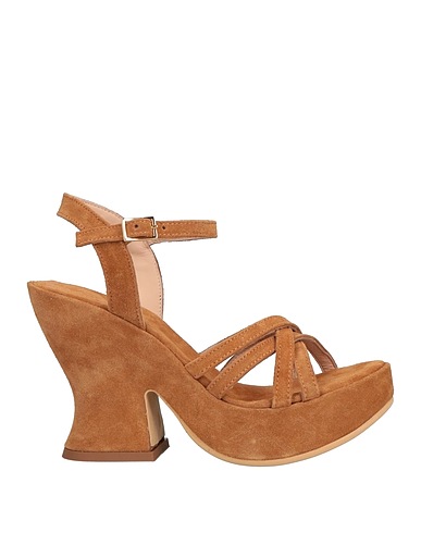 DIVINE FOLLIE Sandali Cammello Pelle