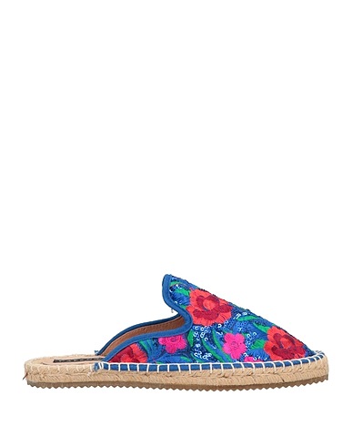 CAFèNOIR Espadrilles Blau Gewebefasern