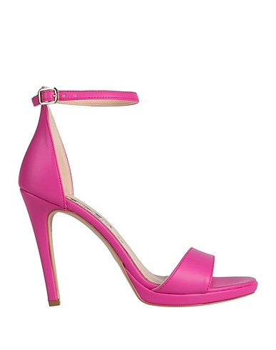 DIVINE FOLLIE Sandals Fuchsia Textile fibers