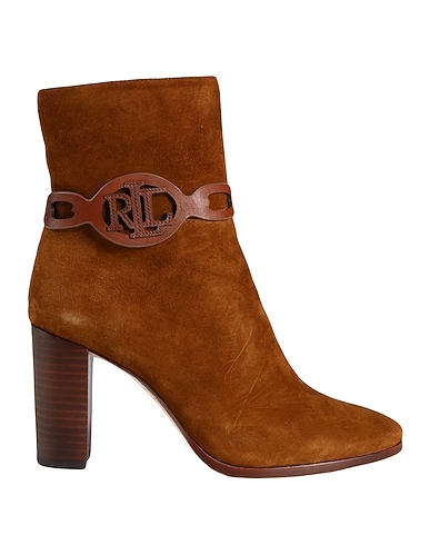 LAUREN RALPH LAUREN Ankle boot ABIGAEL SUEDE BOOTIE
 Brown Leather