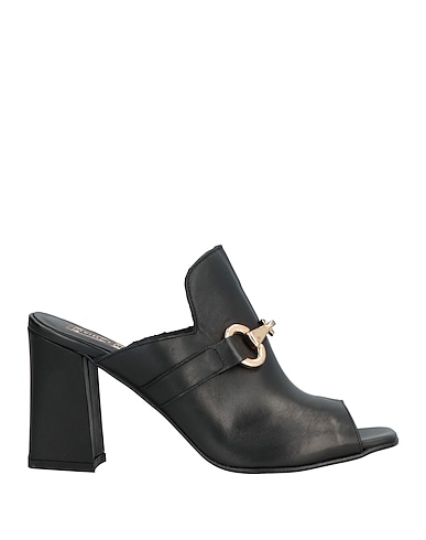 DIVINE FOLLIE Sandals Black Soft Leather