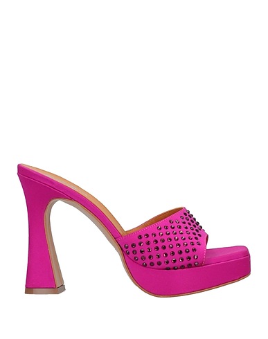 DIVINE FOLLIE Sandali Fucsia Fibre tessili