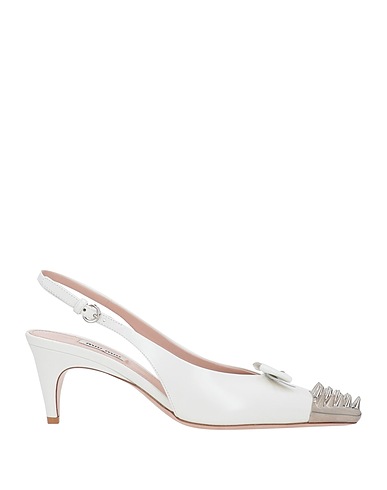 MIU MIU Туфли BIANCO Телячья кожа