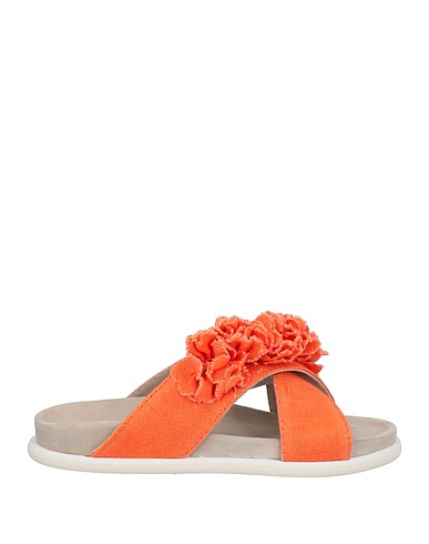 INUIKII Sandals Orange Textile fibres