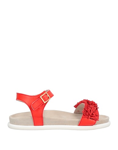 INUIKII Sandalen Rot Leder