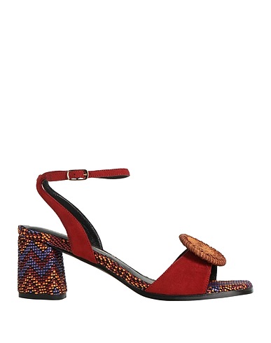 NOA HARMON Sandals Rust Textile fibres