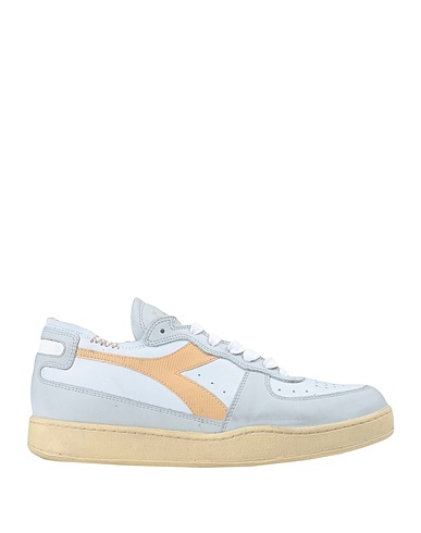 DIADORA HERITAGE Sneakers MI BASKET ROW CUT
 Light grey Soft Leather