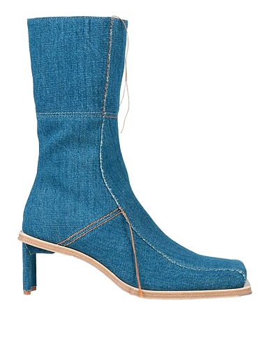 MIISTA Boots AMPARO DENIM BOOTS
 Blue Textile fibers