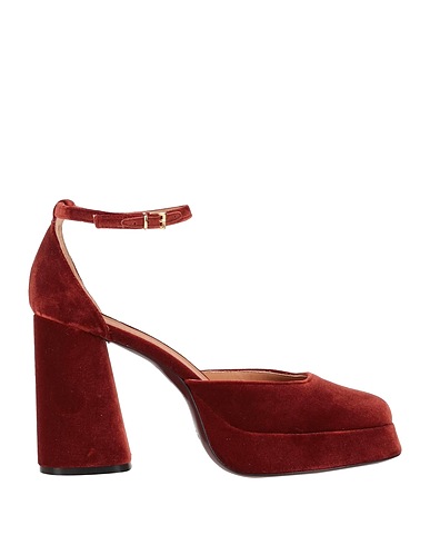 ROBERTO FESTA Pumps Rostrot Gewebefasern