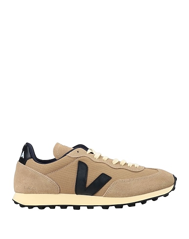 VEJA Sneakers RIO BRANCO Khaki Soft Leather, Textile fibers